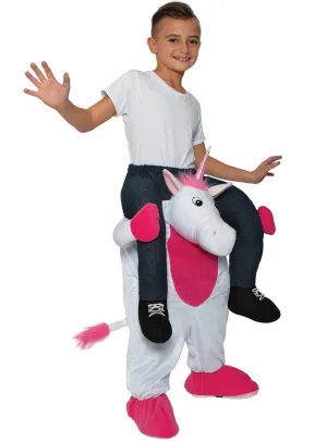 Piggyback Mythical Unicorn Kids Dress Up Costume