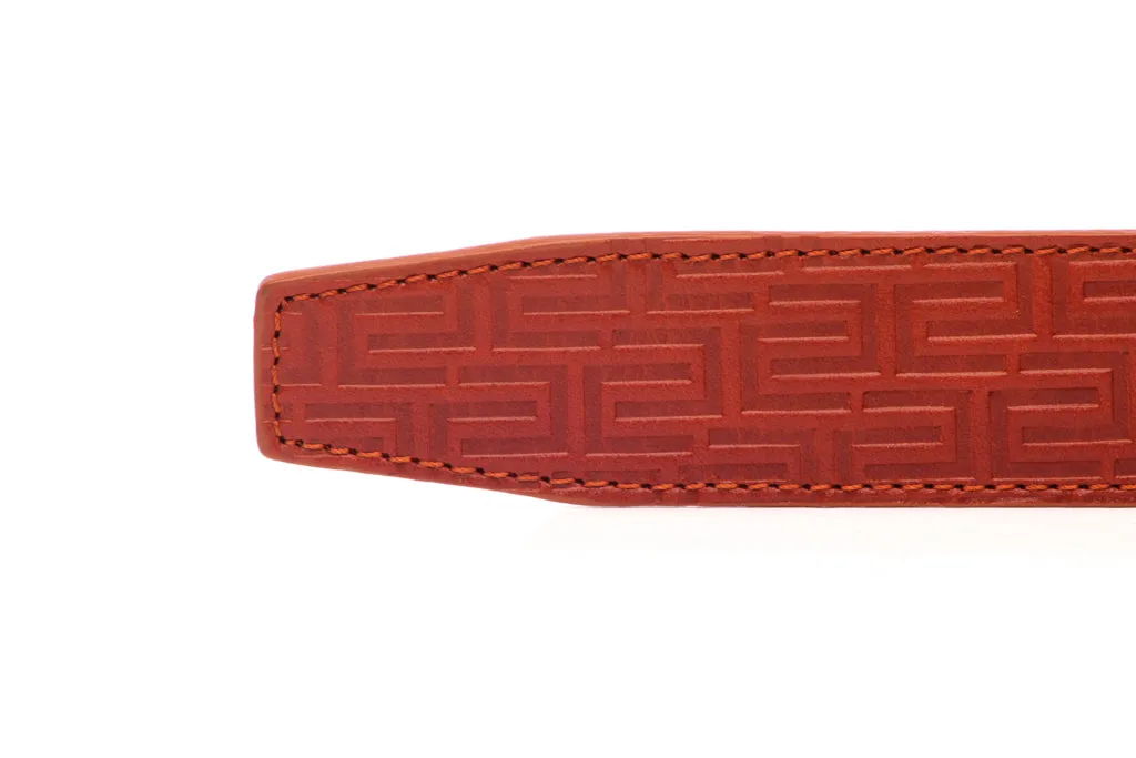 1.25" Saddle Tan Vegetable Tanned Leather - Signature Strap