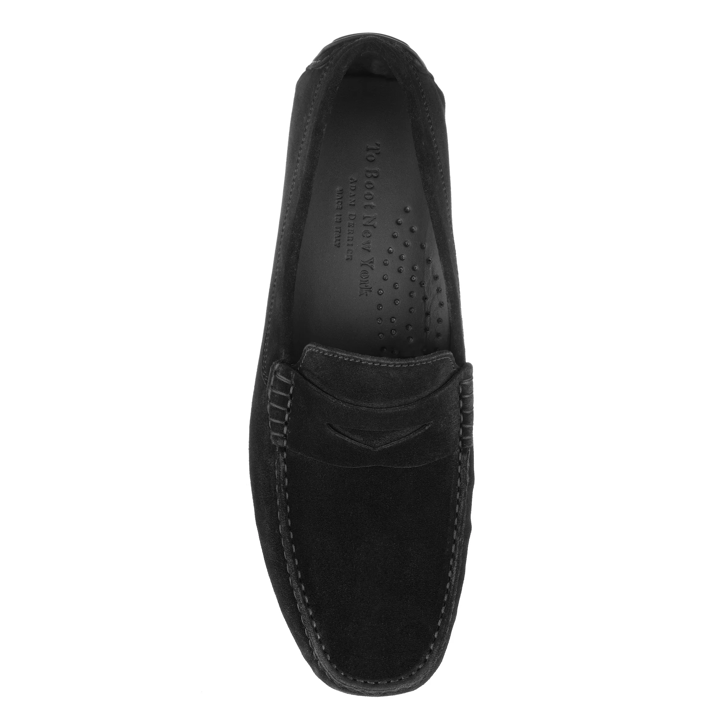 Adelaide Black Suede Driving Shoe