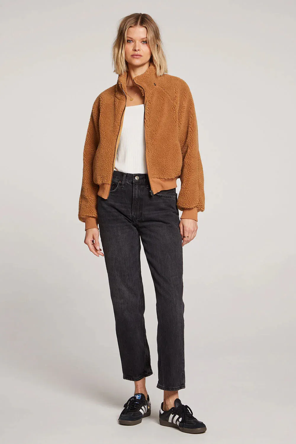 Alamoso Teddy Bear Jacket | Camel