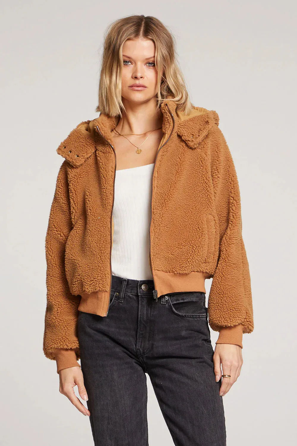 Alamoso Teddy Bear Jacket | Camel