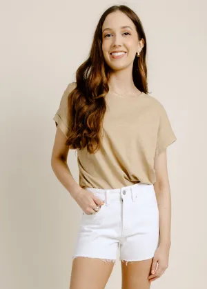 Allison Cuffed Sleeve Tee