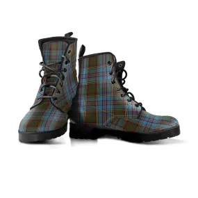 Anderson Tartan Leather Boots