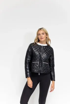 Anorak Metallic Quilted Vest