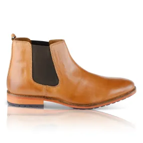 Argyll Leather Chelsea Boot - Tan