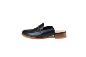 Aria Flat Mule Black