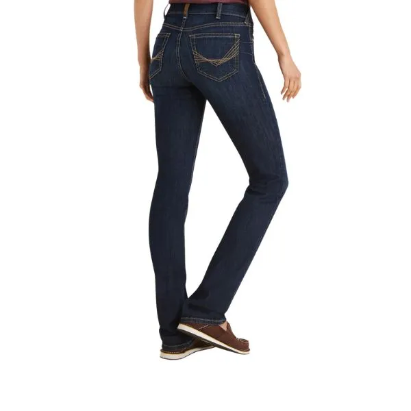 Ariat Womens R.E.A.L. Perfect Rise Straight Leg Greta Jeans