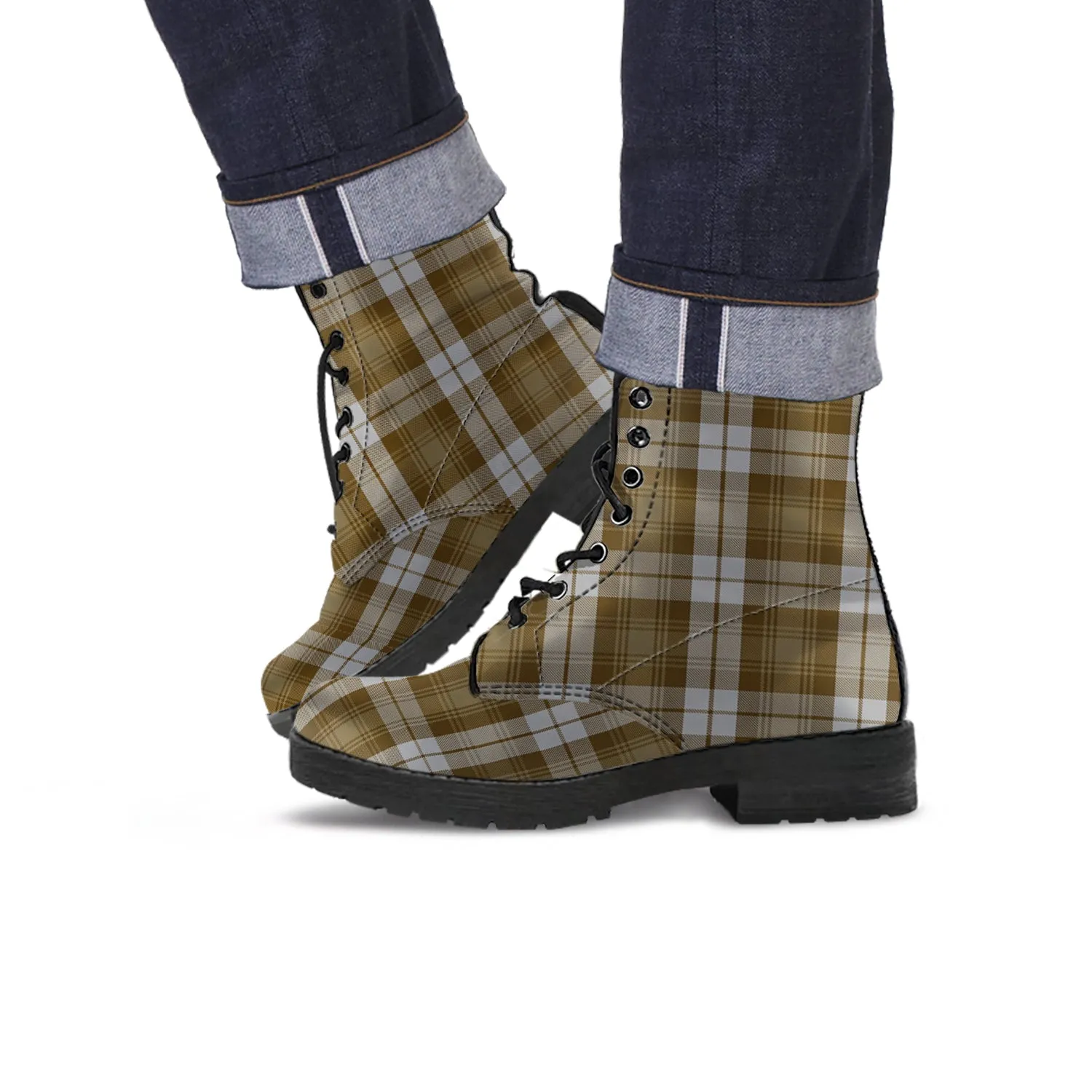 Baillie Dress Tartan Leather Boots