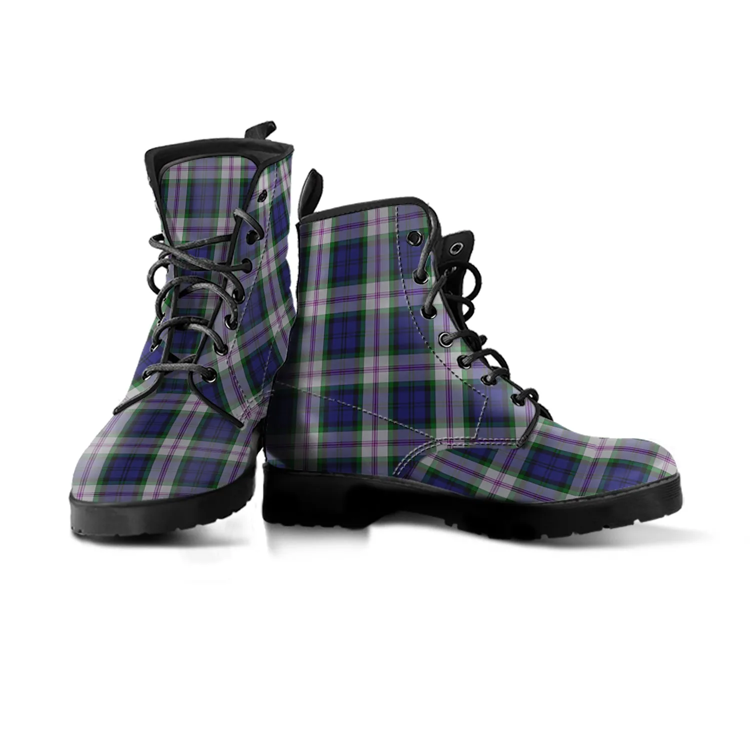 Baird Dress Tartan Leather Boots