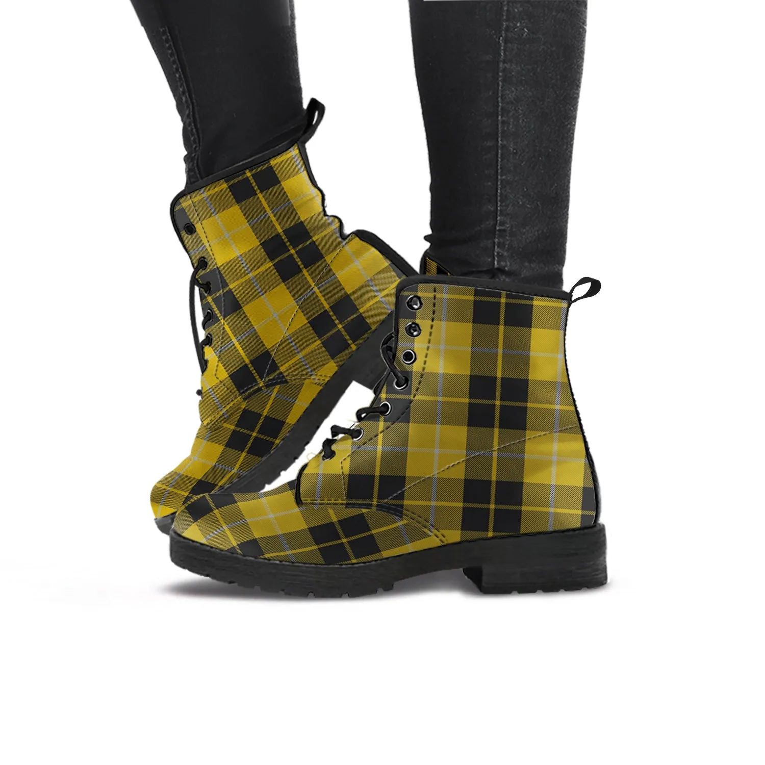 Barclay Dress Tartan Leather Boots