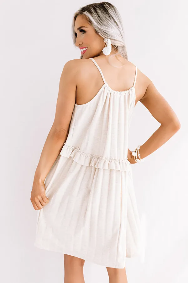 Bayside Babe Babydoll Dress In Birch