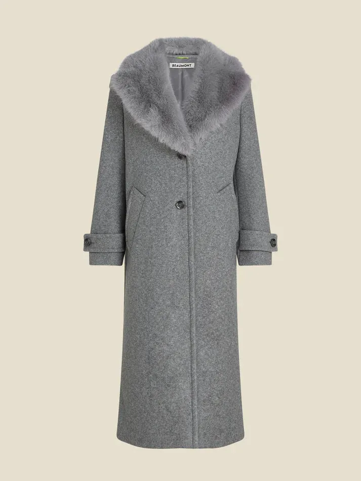 Beaumont Grey Constance Long Coat