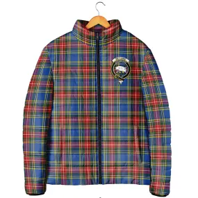 Bethune Tartan Padded Jacket with Family Crest