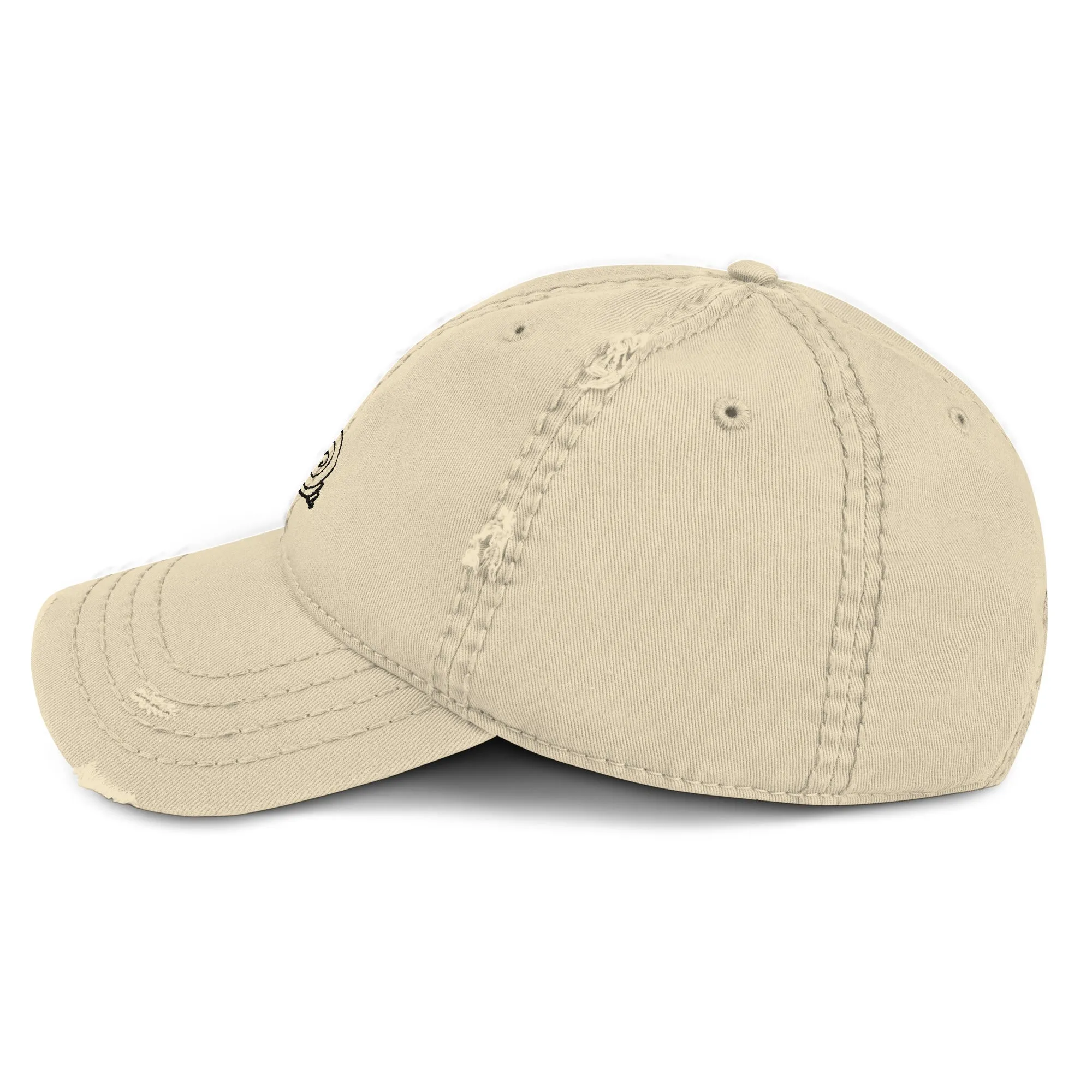 Bijou - Tan Distressed Hat