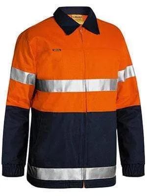 Bisley Workwear 3m Taped Hi Vis Drill Jacket BK6710T