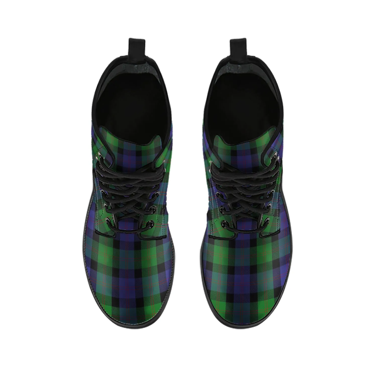 Blair Tartan Leather Boots