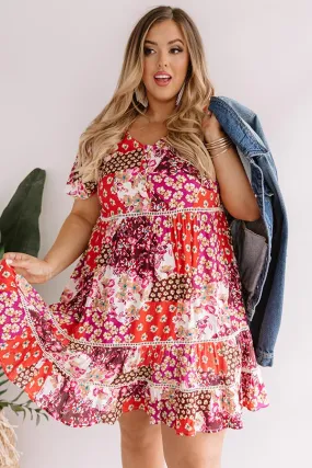 Blooms For Days Babydoll Dress Curves