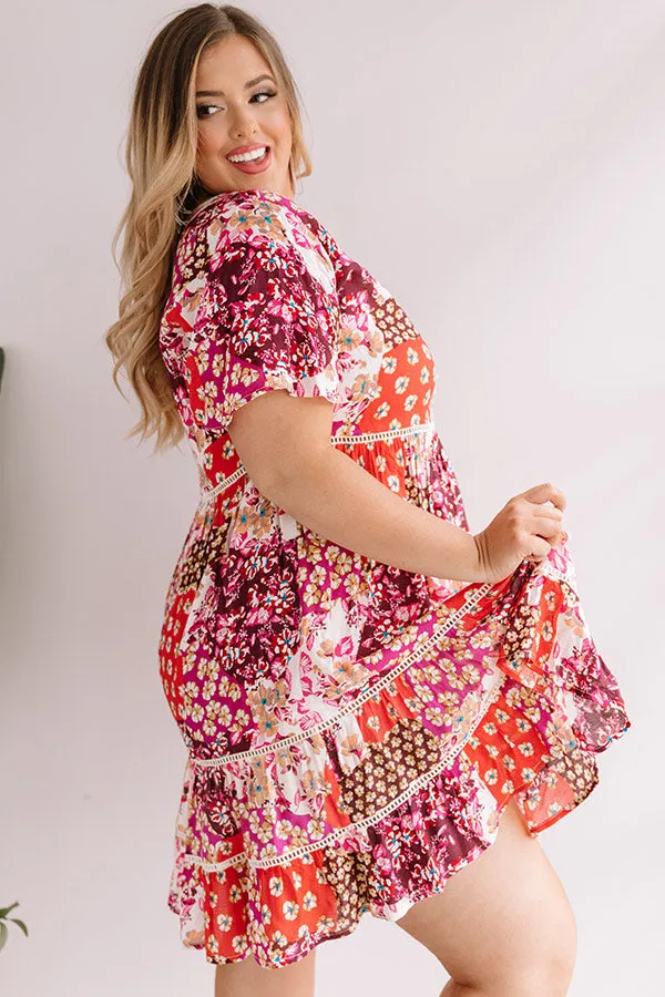 Blooms For Days Babydoll Dress Curves