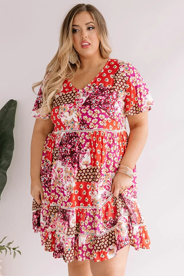 Blooms For Days Babydoll Dress Curves