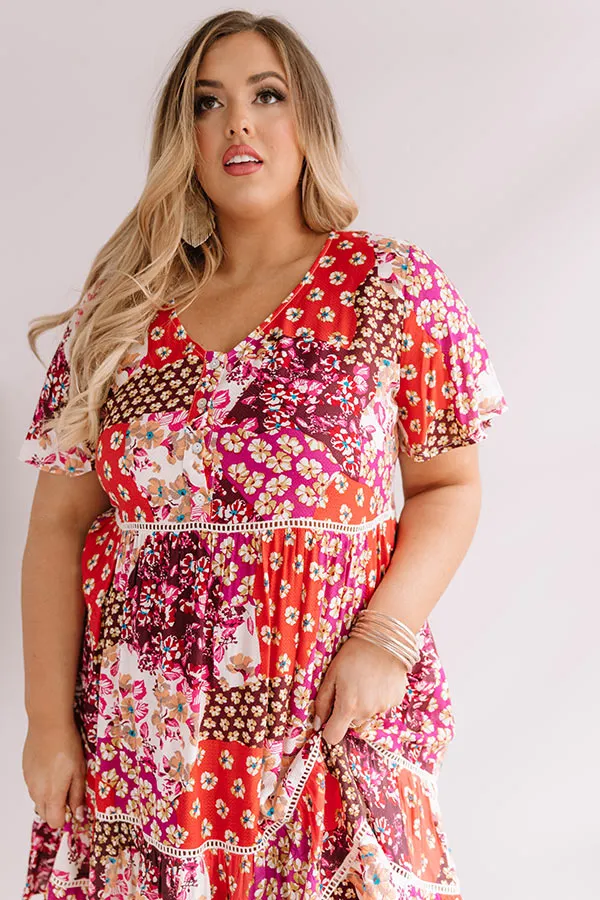 Blooms For Days Babydoll Dress Curves