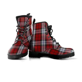 Brodie Dress Tartan Leather Boots