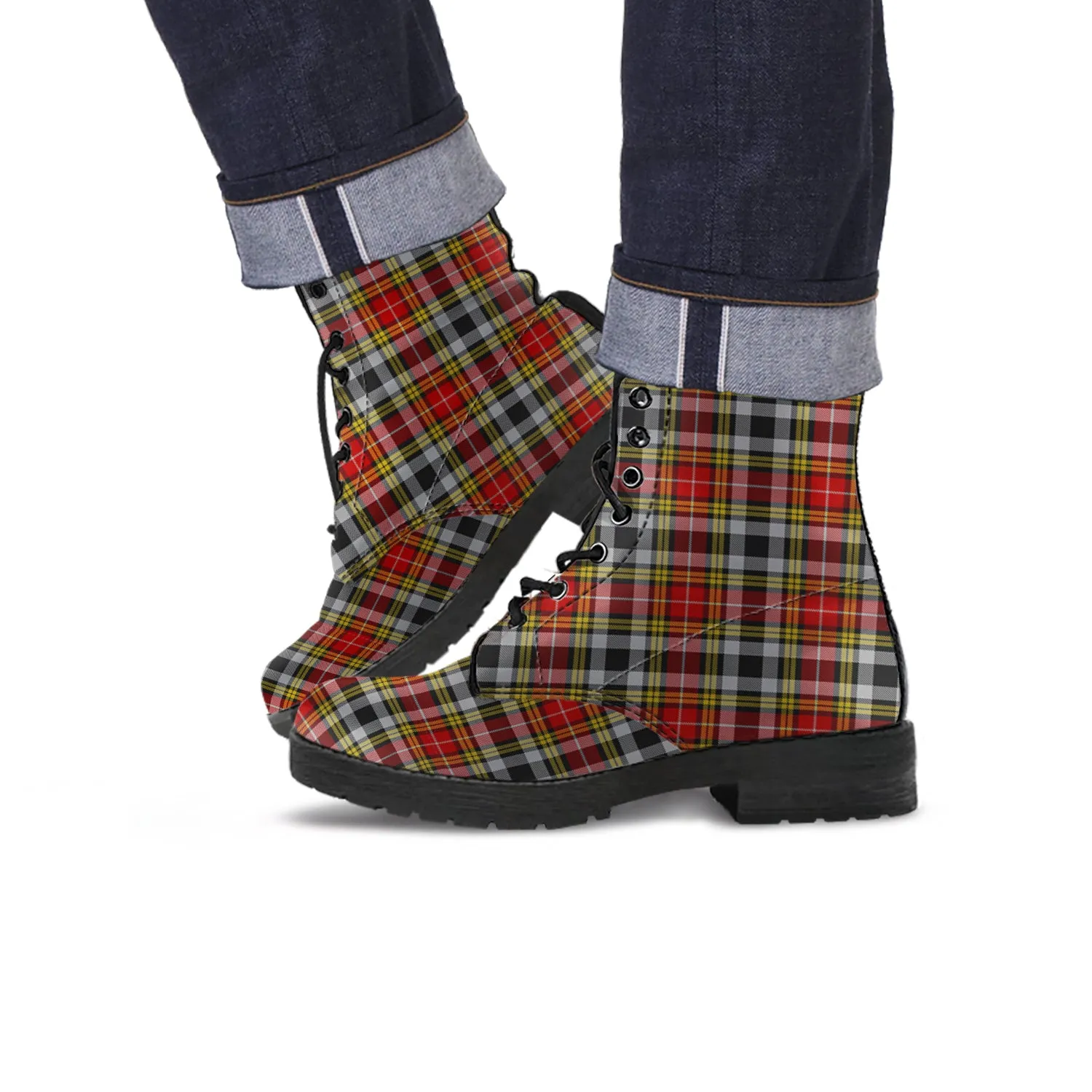 Buchanan Old Dress Tartan Leather Boots