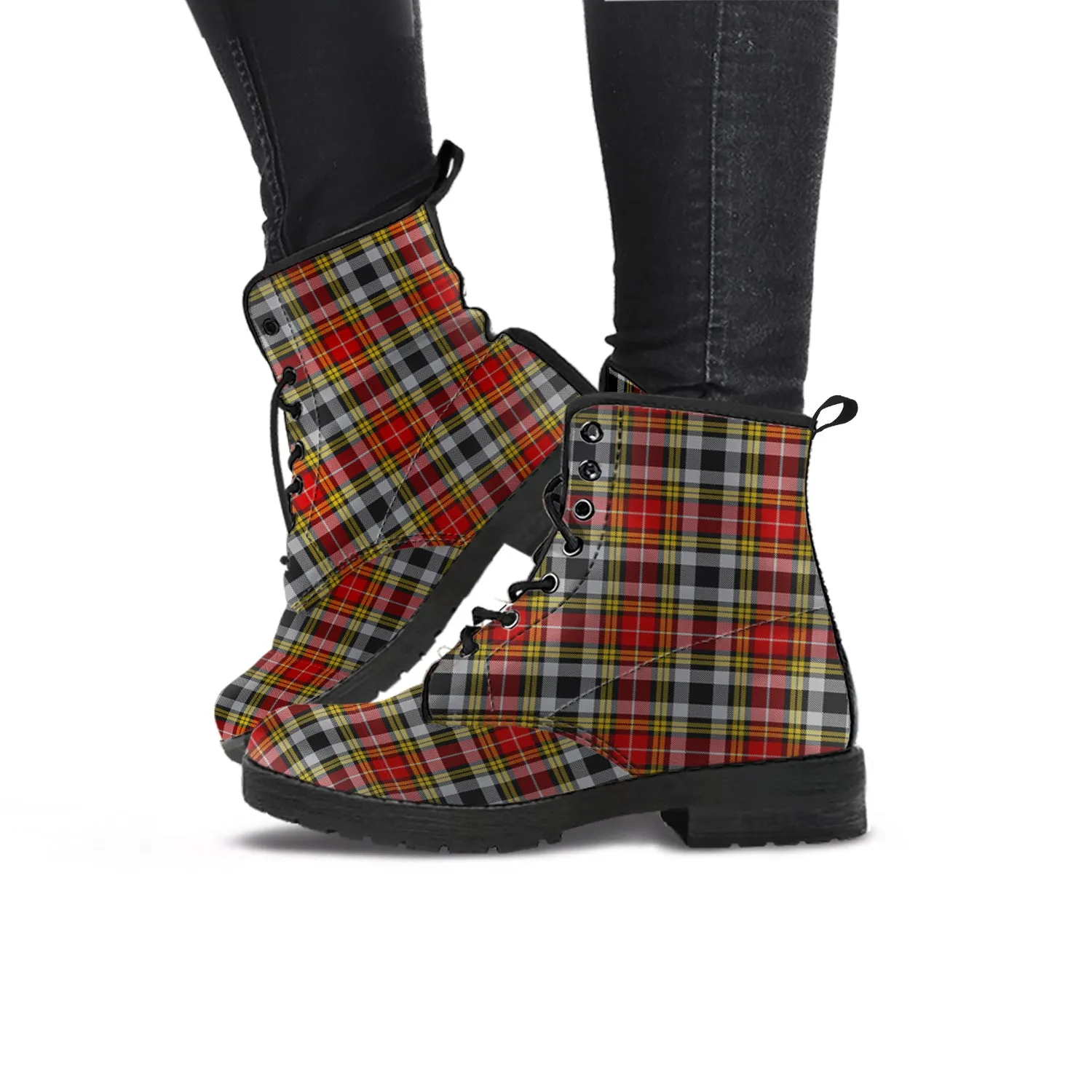 Buchanan Old Dress Tartan Leather Boots