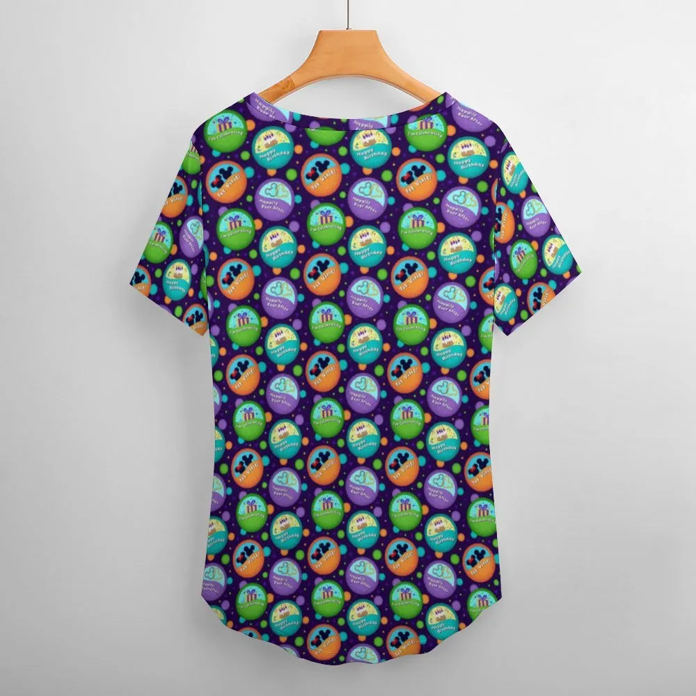 Button Collector Women's V-Neck T-Shirt