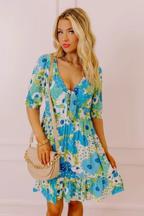 Buzz Of The Town Floral Babydoll Dress