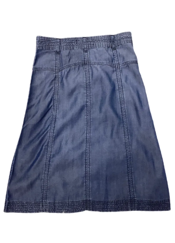 Calf Length Denim Skirt Style 186/31F