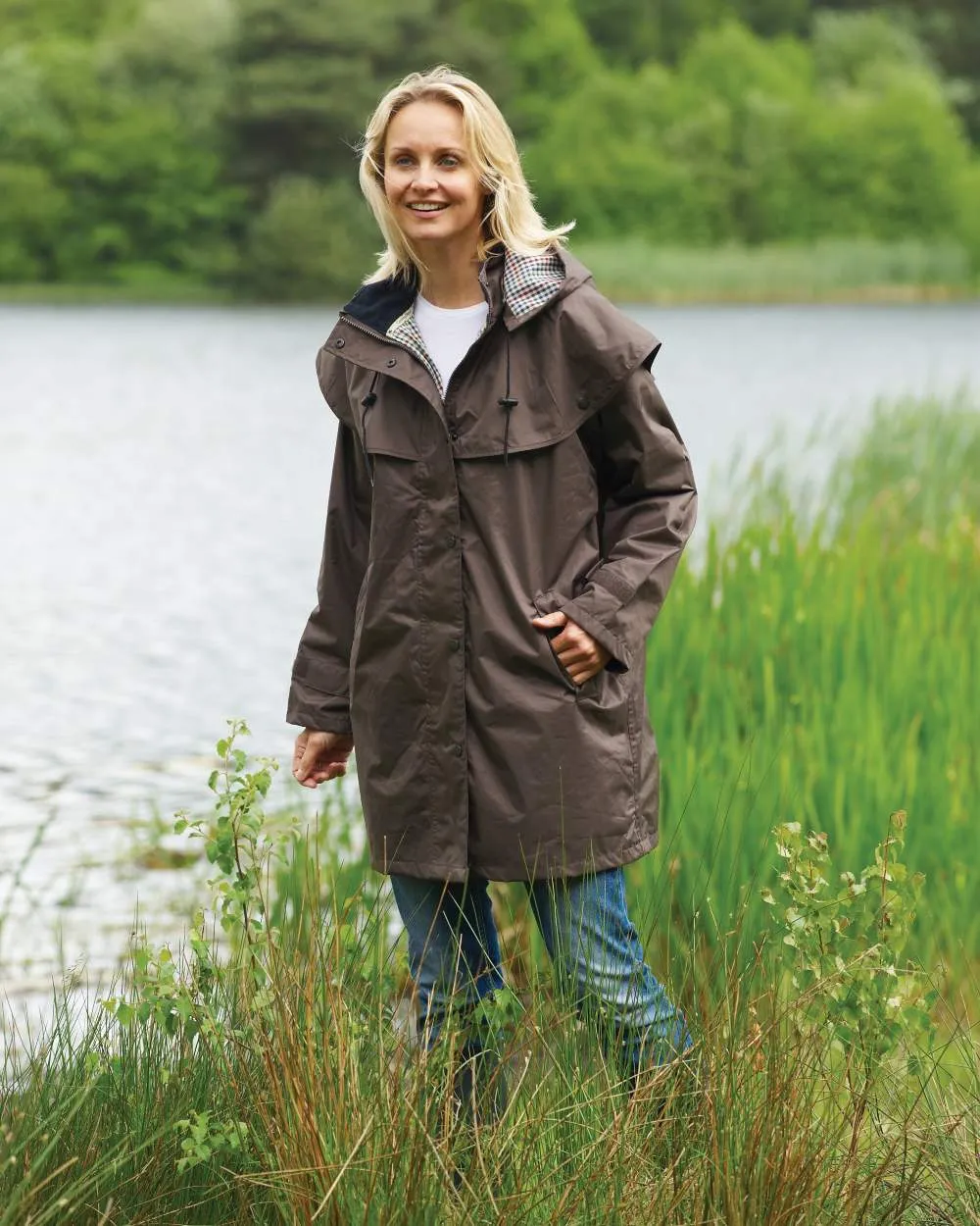 Champion Windsor Ladies Three-Quarter Length Waterproof Coat