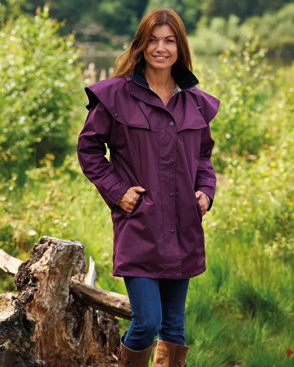 Champion Windsor Ladies Three-Quarter Length Waterproof Coat