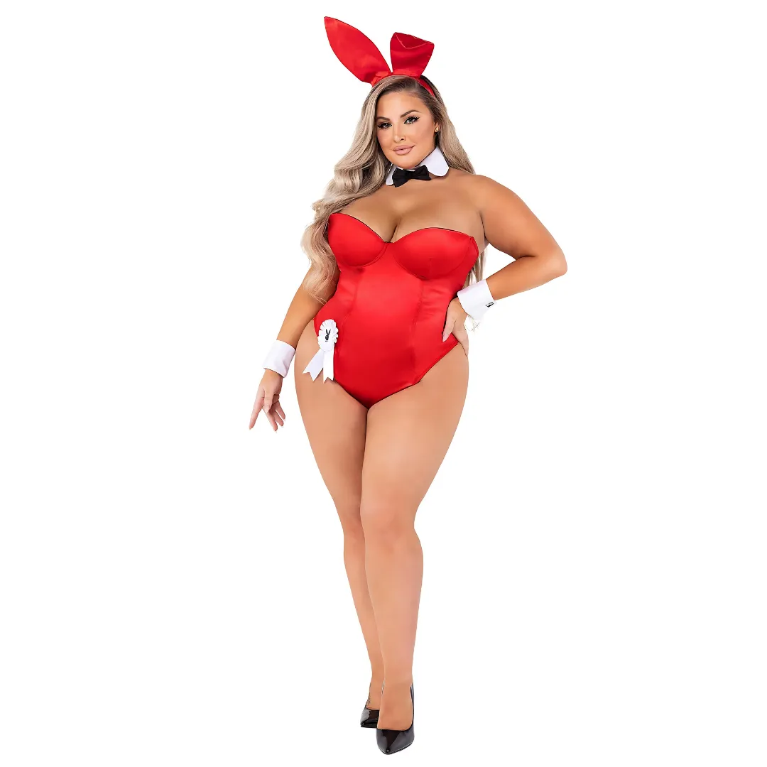 Classic Playboy Bunny Costume - 7 Colours