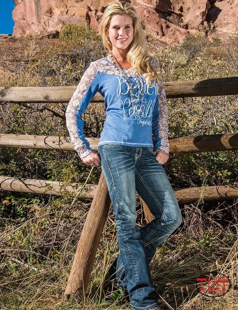 Cowgirl Tuff Down To Earth Ladies Jeans