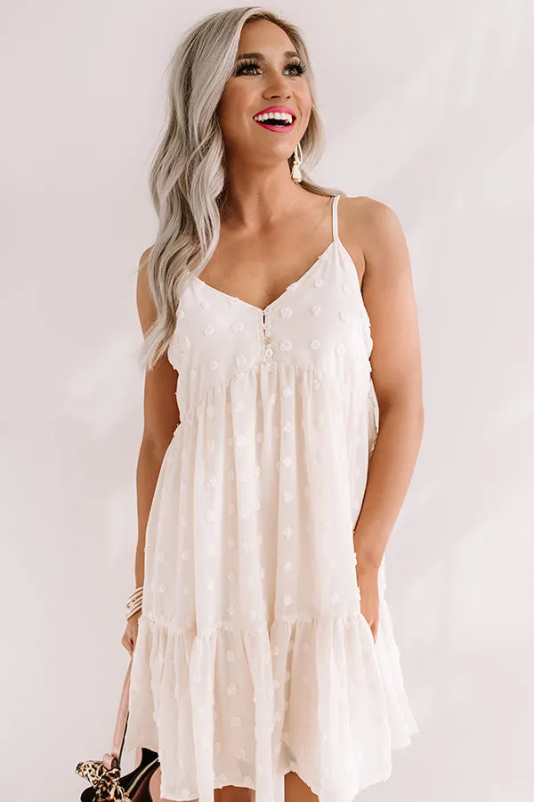 Craving Pina Coladas Shift Dress In Cream