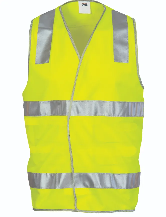 Day/Night Safety Vest with Hoop & Shoulder Generic R/Tape