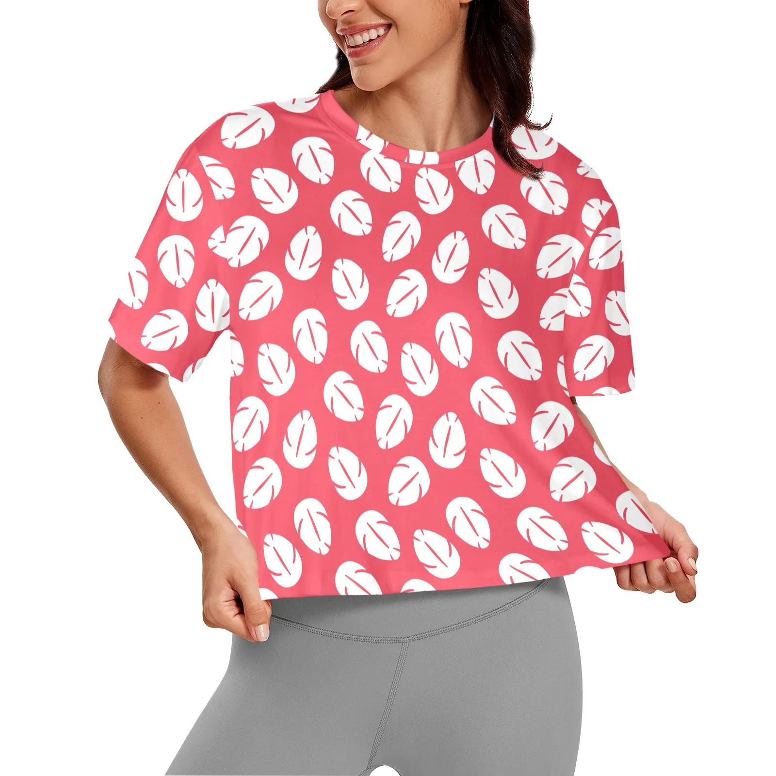 Disney Lilo And Stitch Lilo's Dress Women's Cropped T-shirt