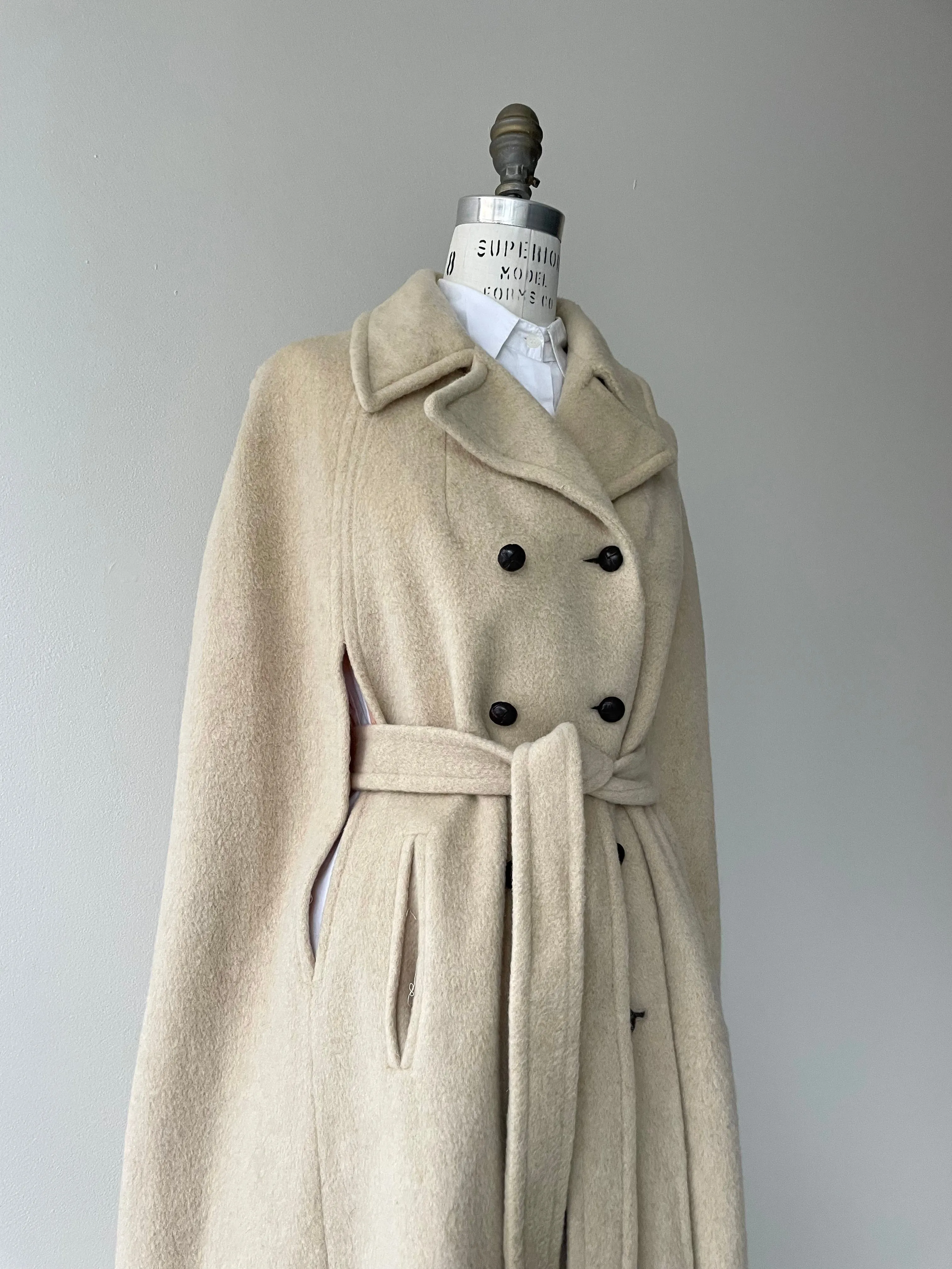 Dover Wool Cape Coat | 1970s