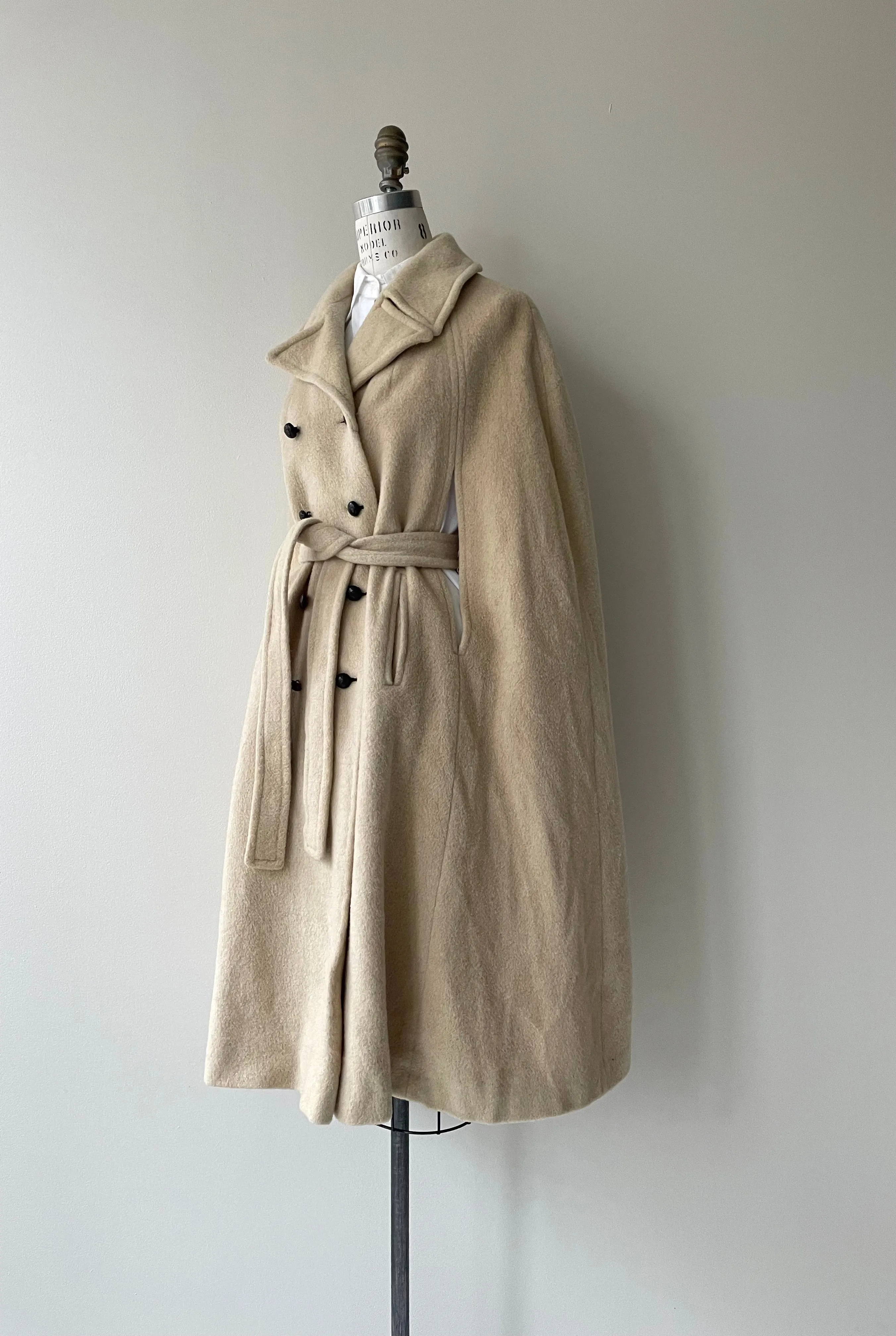 Dover Wool Cape Coat | 1970s