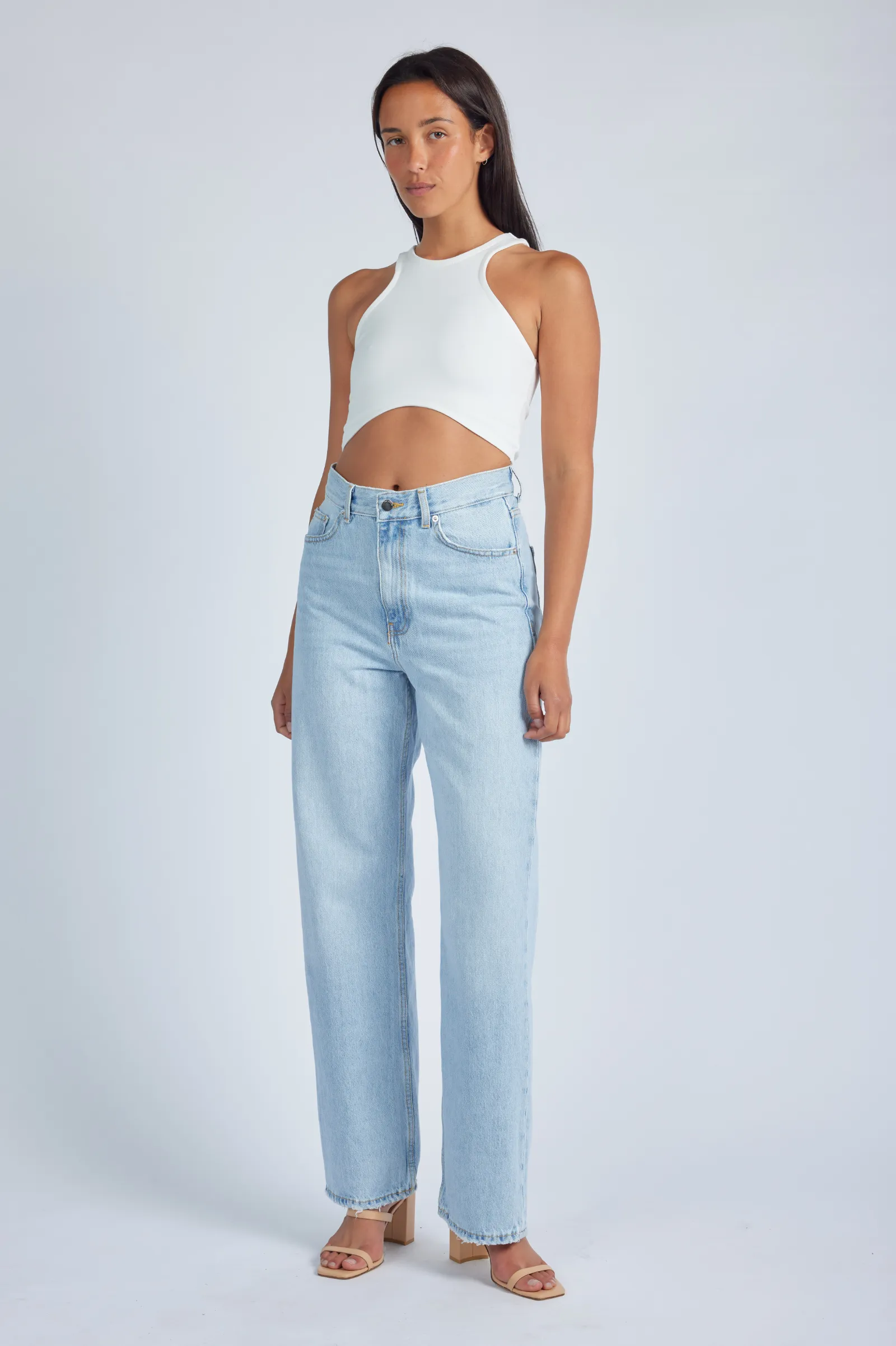 Echo Straight Jeans - Superlight Blue Jay