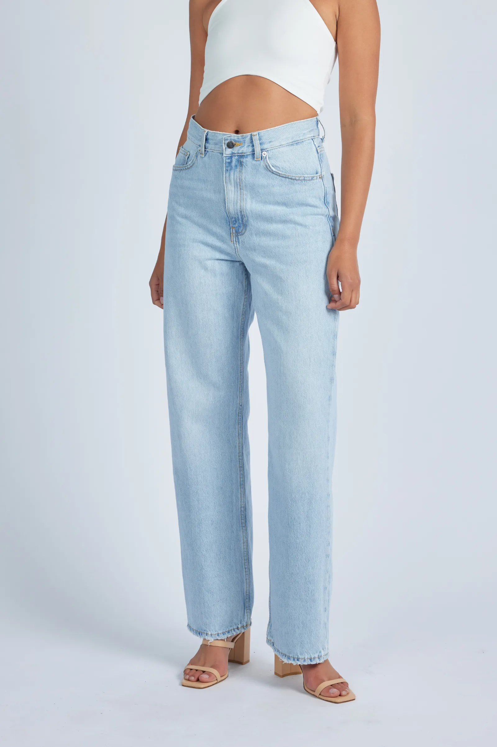 Echo Straight Jeans - Superlight Blue Jay