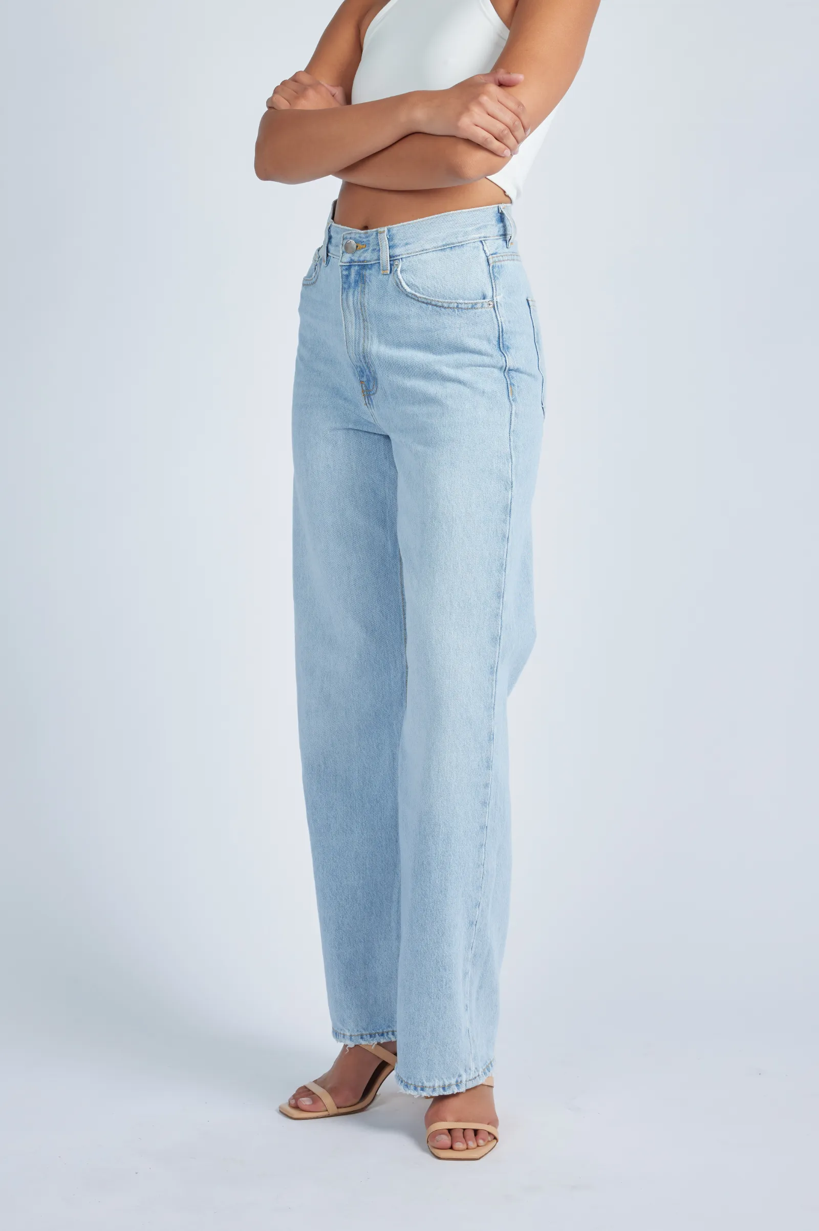 Echo Straight Jeans - Superlight Blue Jay