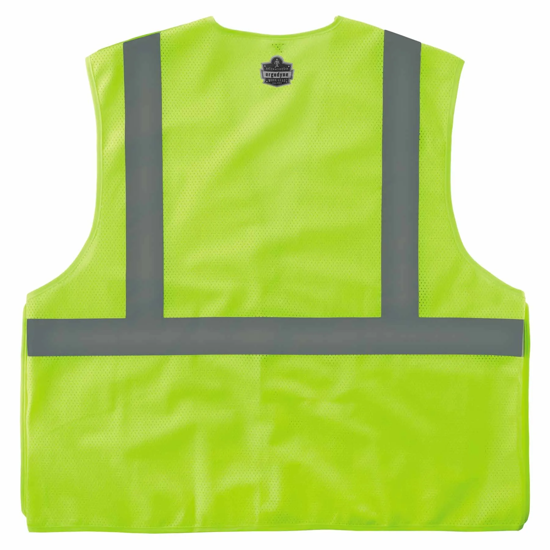 Ergodyne 24544 8215BA-S L Lime Class 2 Economy Breakaway Mesh Vest - Single Size