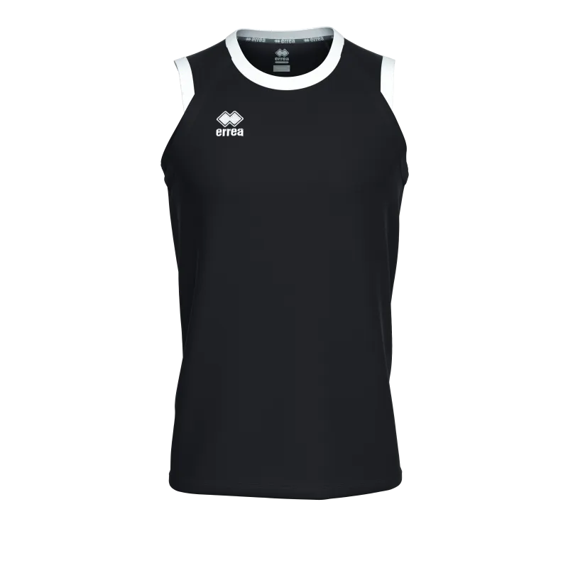 ERREA DAYTON BASKETBALL VEST BLACK WHITE