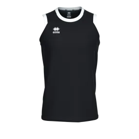 ERREA DAYTON BASKETBALL VEST BLACK WHITE