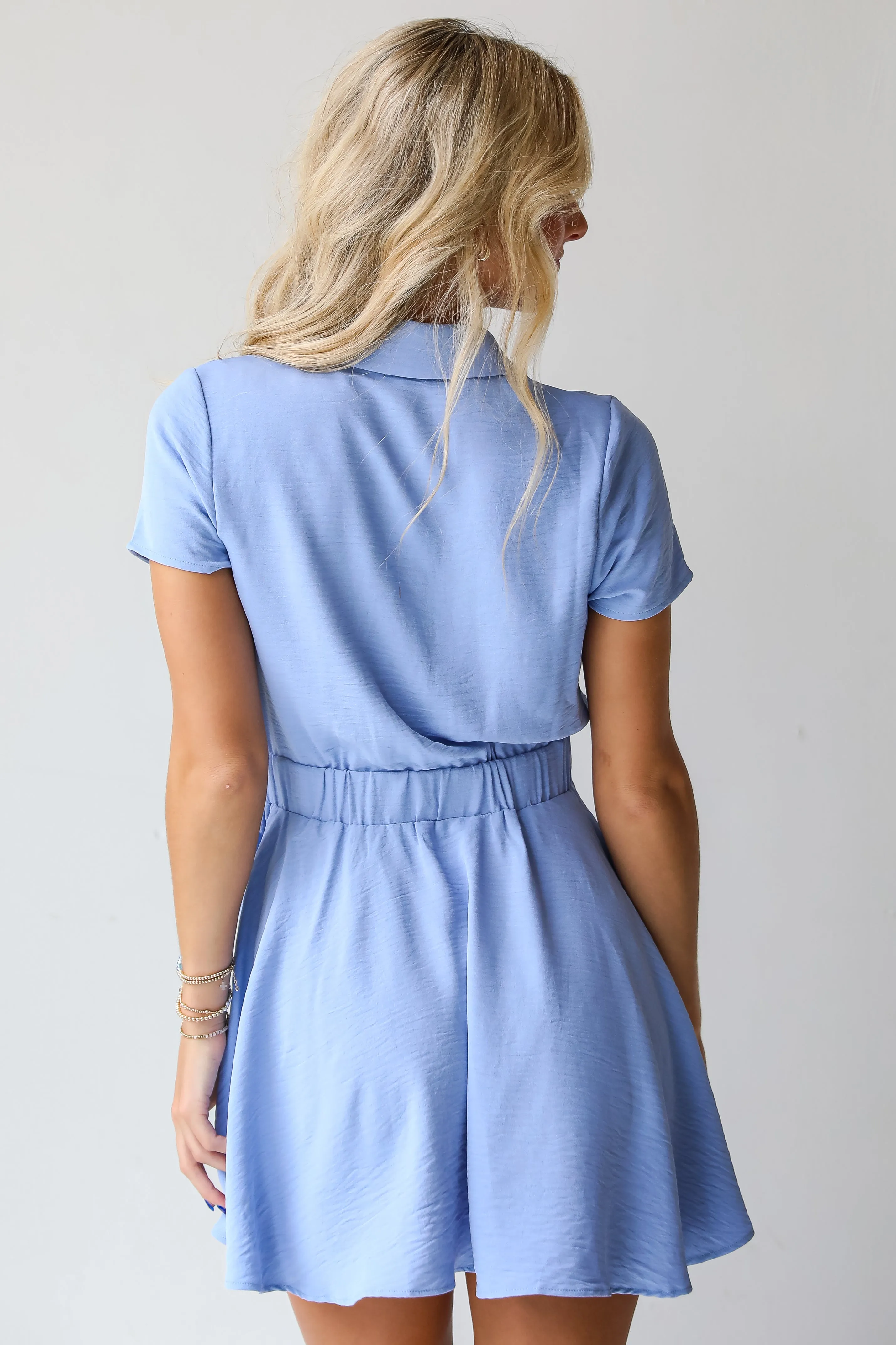 FINAL SALE - Everlasting Grace Blue Mini Dress