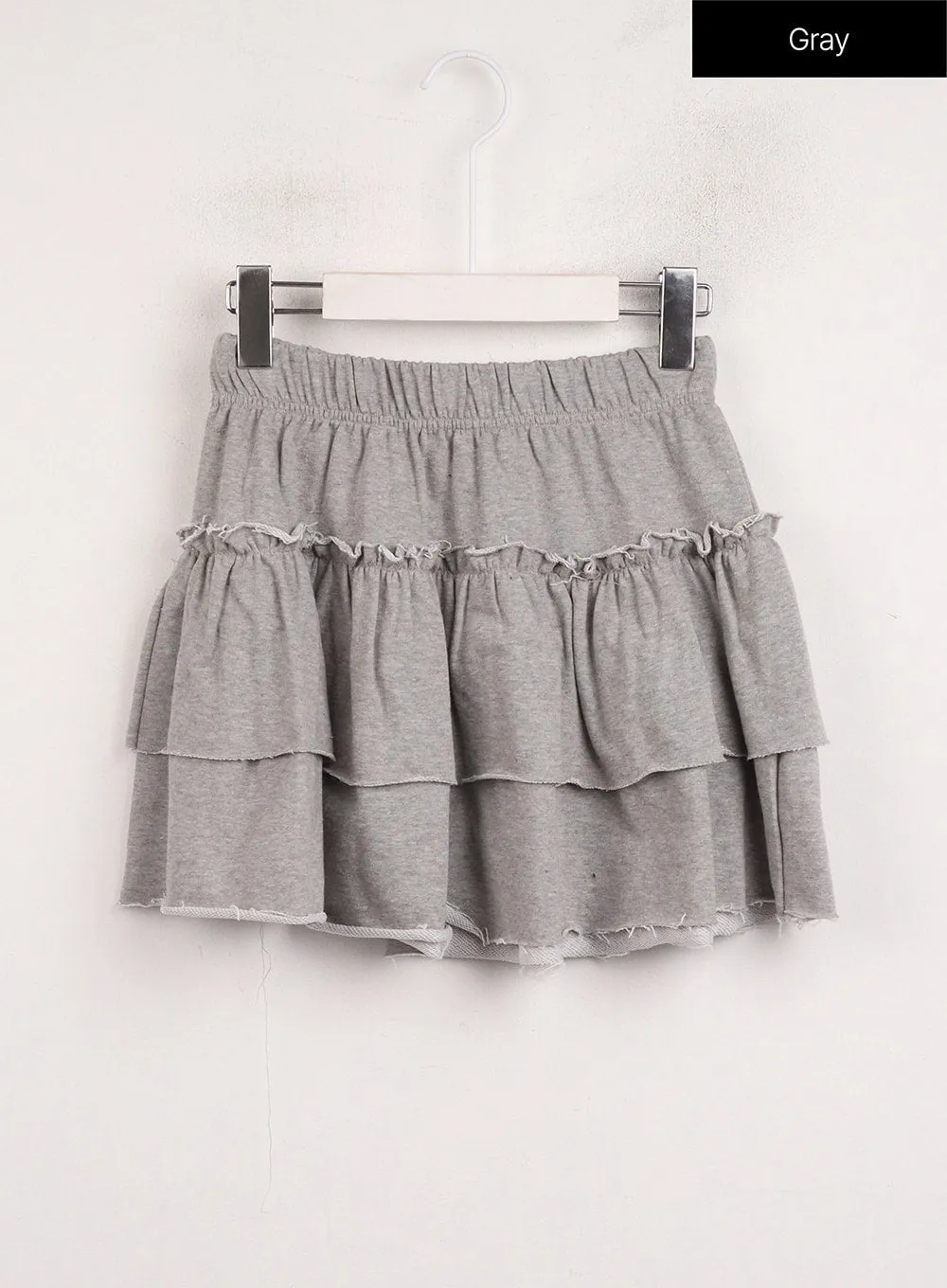 Frill Layered Mini Skirt IJ410