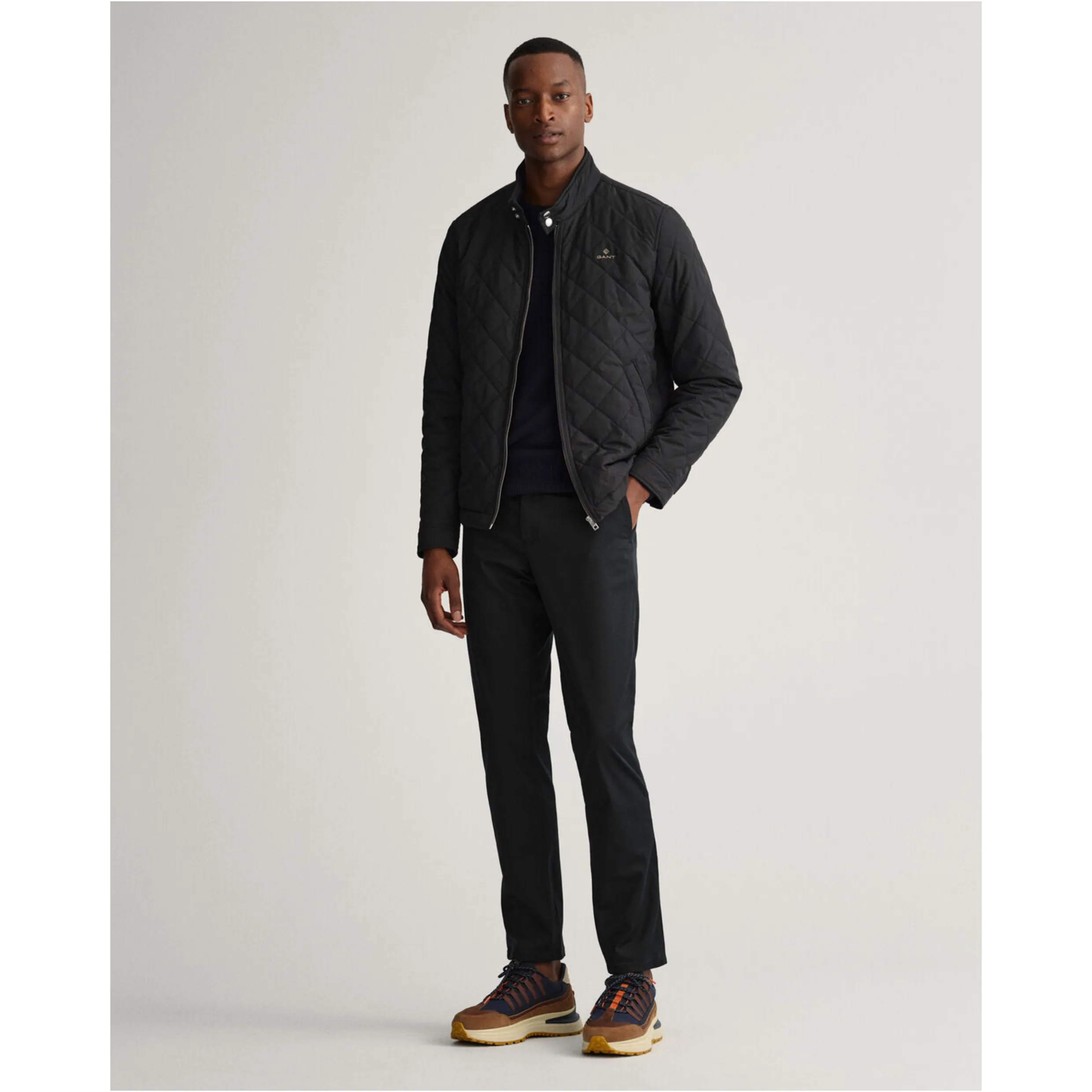 GANT Quilted Windcheater Jacket Black 7006080