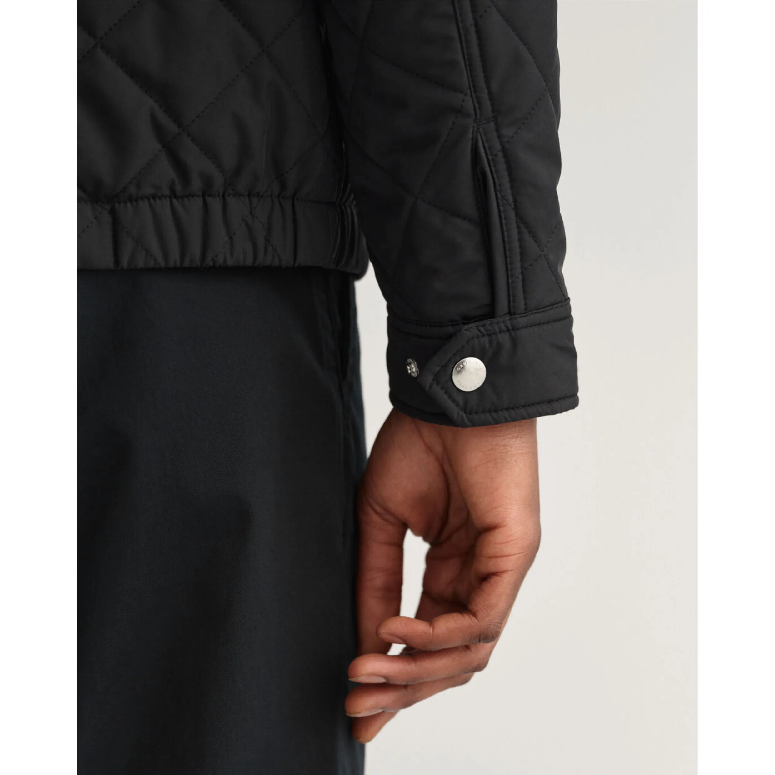 GANT Quilted Windcheater Jacket Black 7006080