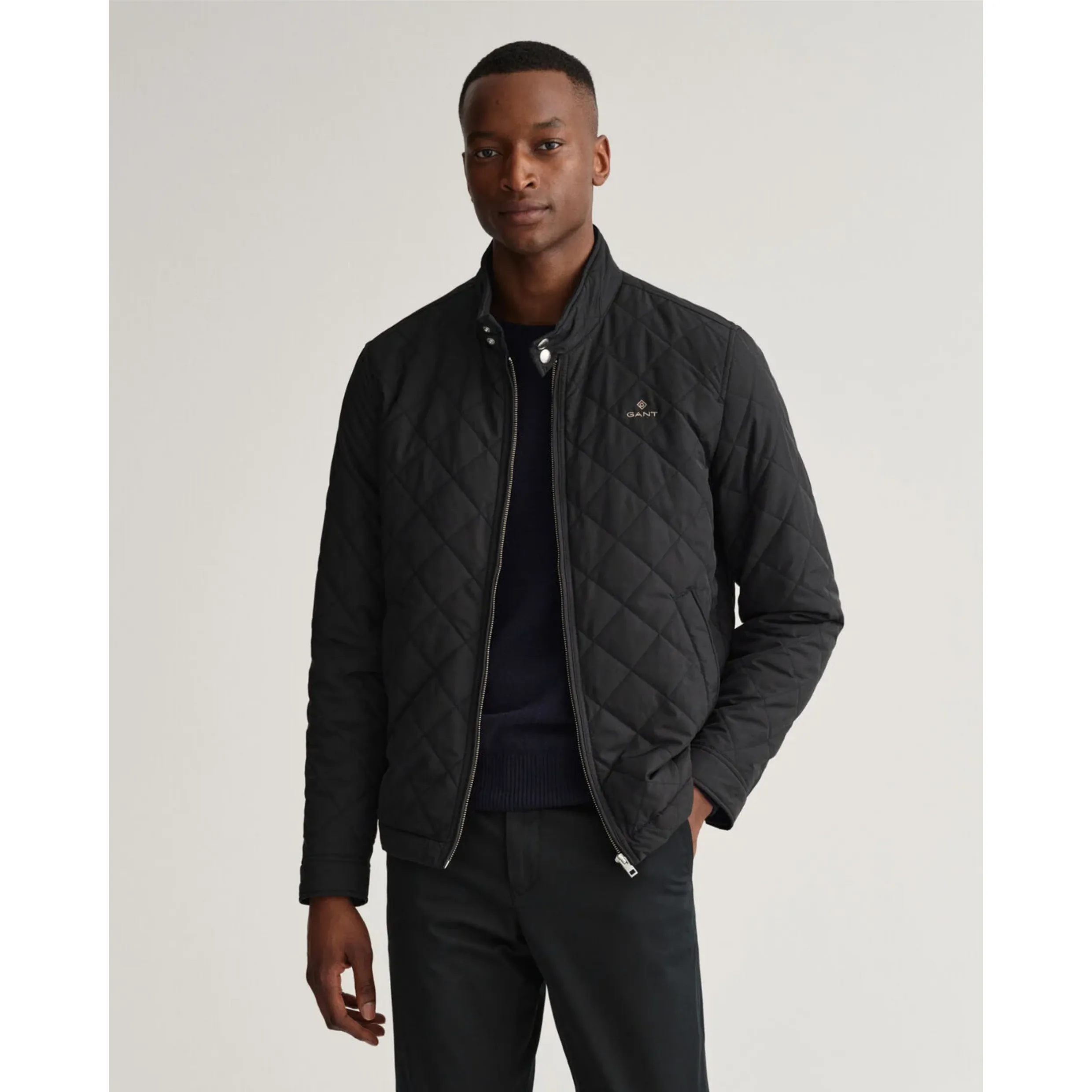 GANT Quilted Windcheater Jacket Black 7006080